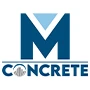 M concrete logo